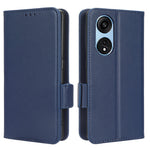 Oppo Reno8 T 5G / A1 Pro 5G mobilskal Plånboksfodral Litchitextur PU-läder mobilskal med dubbla magnetiska spännen