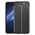 Samsung Galaxy A24 4G (162,1 x 77,6 x 8,3 mm) Litchitexturerat mobilskal Slimmat fallskyddande TPU-mobilskal