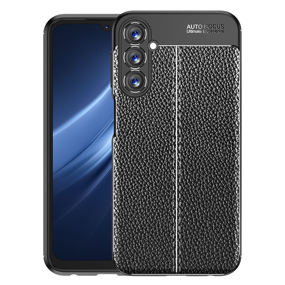 Samsung Galaxy A24 4G (162,1 x 77,6 x 8,3 mm) Litchitexturerat mobilskal Slimmat fallskyddande TPU-mobilskal