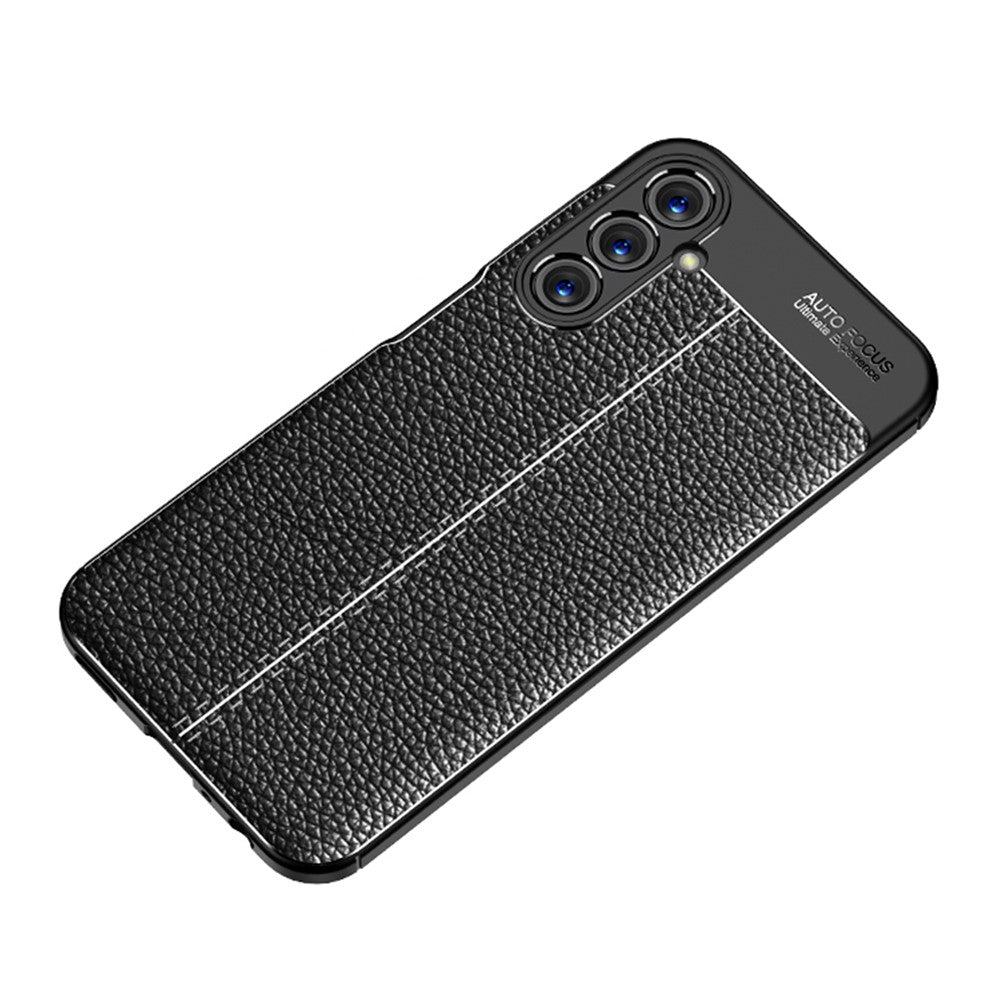 Samsung Galaxy A24 4G (162,1 x 77,6 x 8,3 mm) Litchitexturerat mobilskal Slimmat fallskyddande TPU-mobilskal