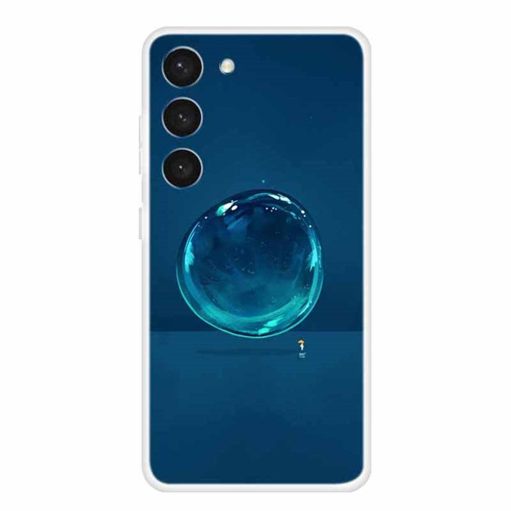 TPU Phone Case for Samsung Galaxy S23 Pattern Printing Slim Soft Shockproof Cover