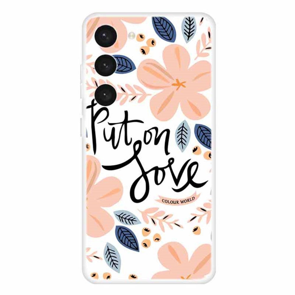 For Samsung Galaxy S23 Pattern Design Phone Case Soft TPU Protective Cover