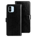 IDEWEI För Xiaomi Redmi A2 4G / A1 4G Stativmobilskal Folio Magnetiskt PU-läder Plånboksfodral