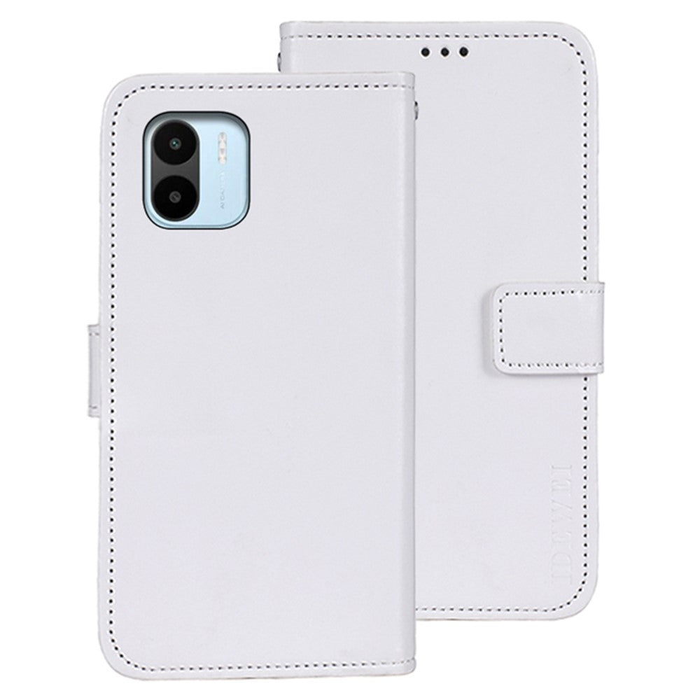 IDEWEI För Xiaomi Redmi A2 4G / A1 4G Stativmobilskal Folio Magnetiskt PU-läder Plånboksfodral