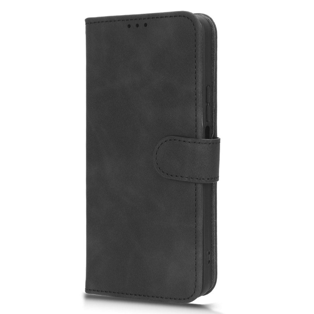 For Honor X8a 4G Hudvenligt PU-læder telefoncover med stander, beskyttende telefonpung-cover