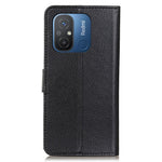 For Xiaomi Poco C55 4G / Redmi 11A 4G / 12C 4G Litchi Texture Leather Case Wallet Phone Stand Cover