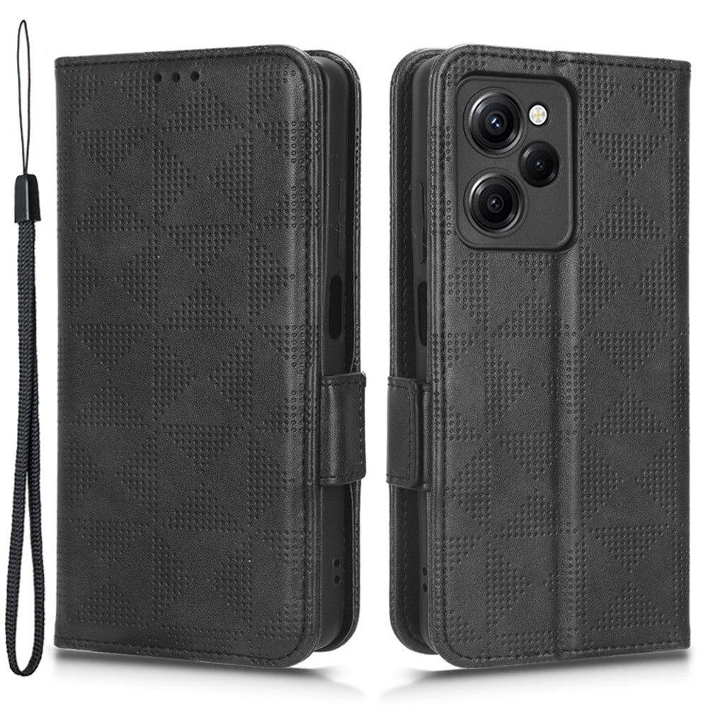 Xiaomi Poco X5 Pro 5G / Redmi Note 12 Pro Speed 5G Cell Phone Stand Case Imprinted Pattern Wallet Cover