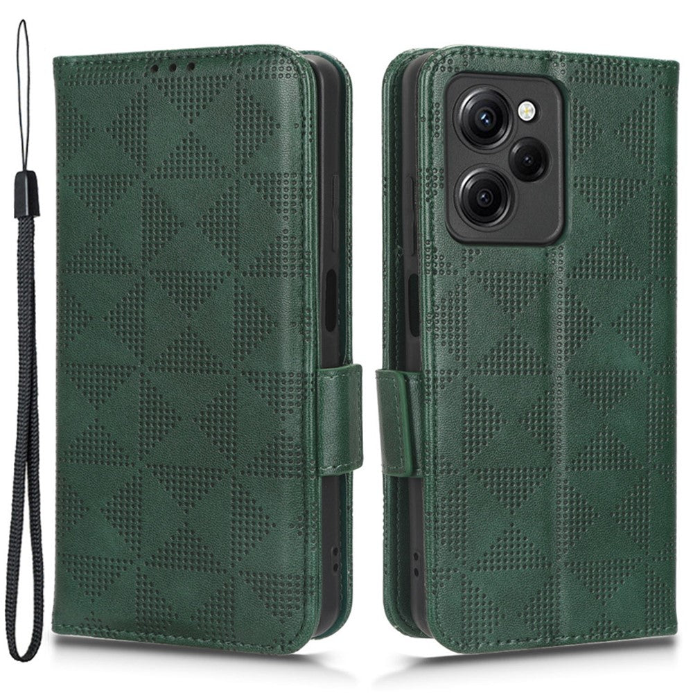 Xiaomi Poco X5 Pro 5G / Redmi Note 12 Pro Speed 5G Cell Phone Stand Case Imprinted Pattern Wallet Cover