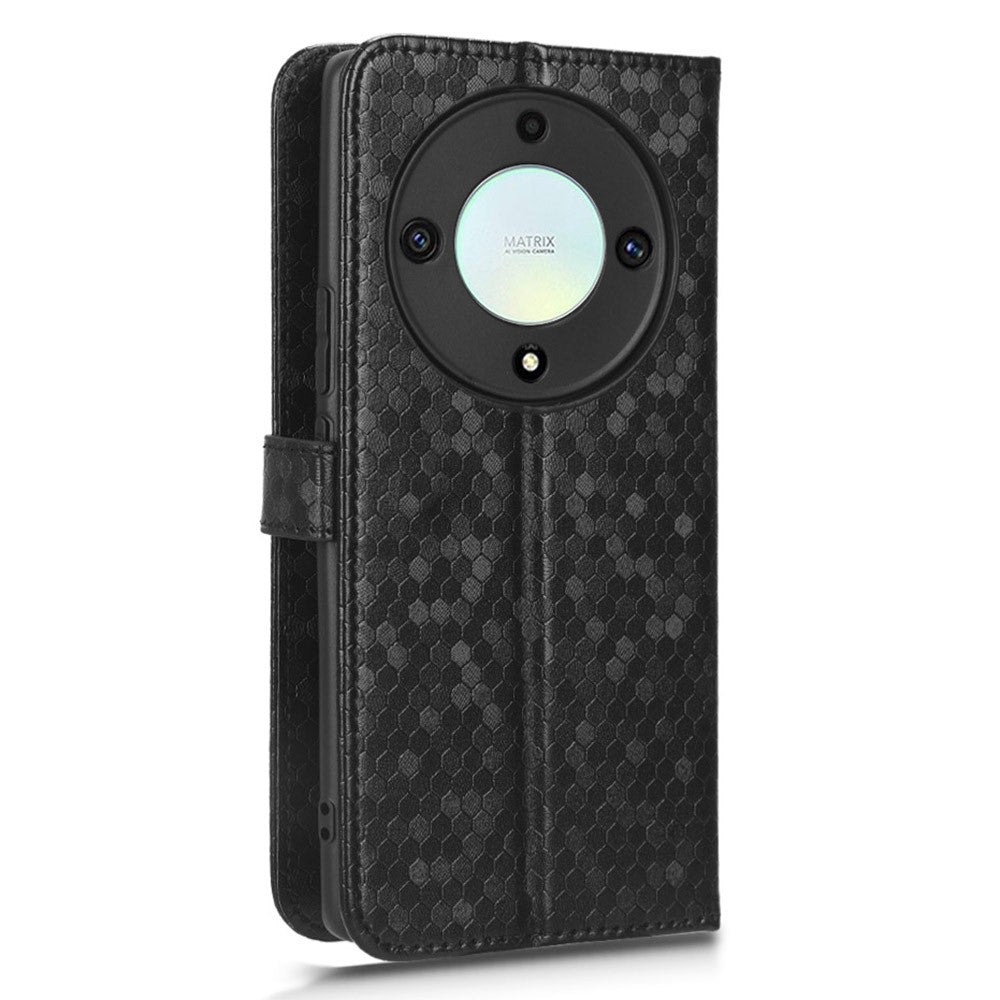 For Honor X40 5G / X9a 5G / Magic5 Lite 5G Cell Phone Case Dot Pattern Imprinted Leather Stand Cover Wallet