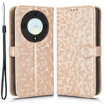 For Honor X40 5G / X9a 5G / Magic5 Lite 5G Cell Phone Case Dot Pattern Imprinted Leather Stand Cover Wallet