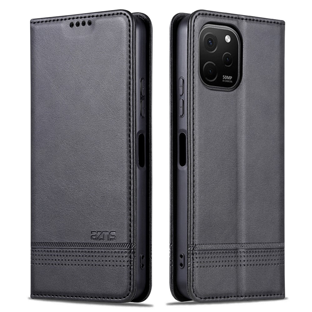 AZNS För Huawei Enjoy 50z 4G / Nova Y61 4G Flip Lädermobilskal Plånboksfodral Magnetiskt mobilskal
