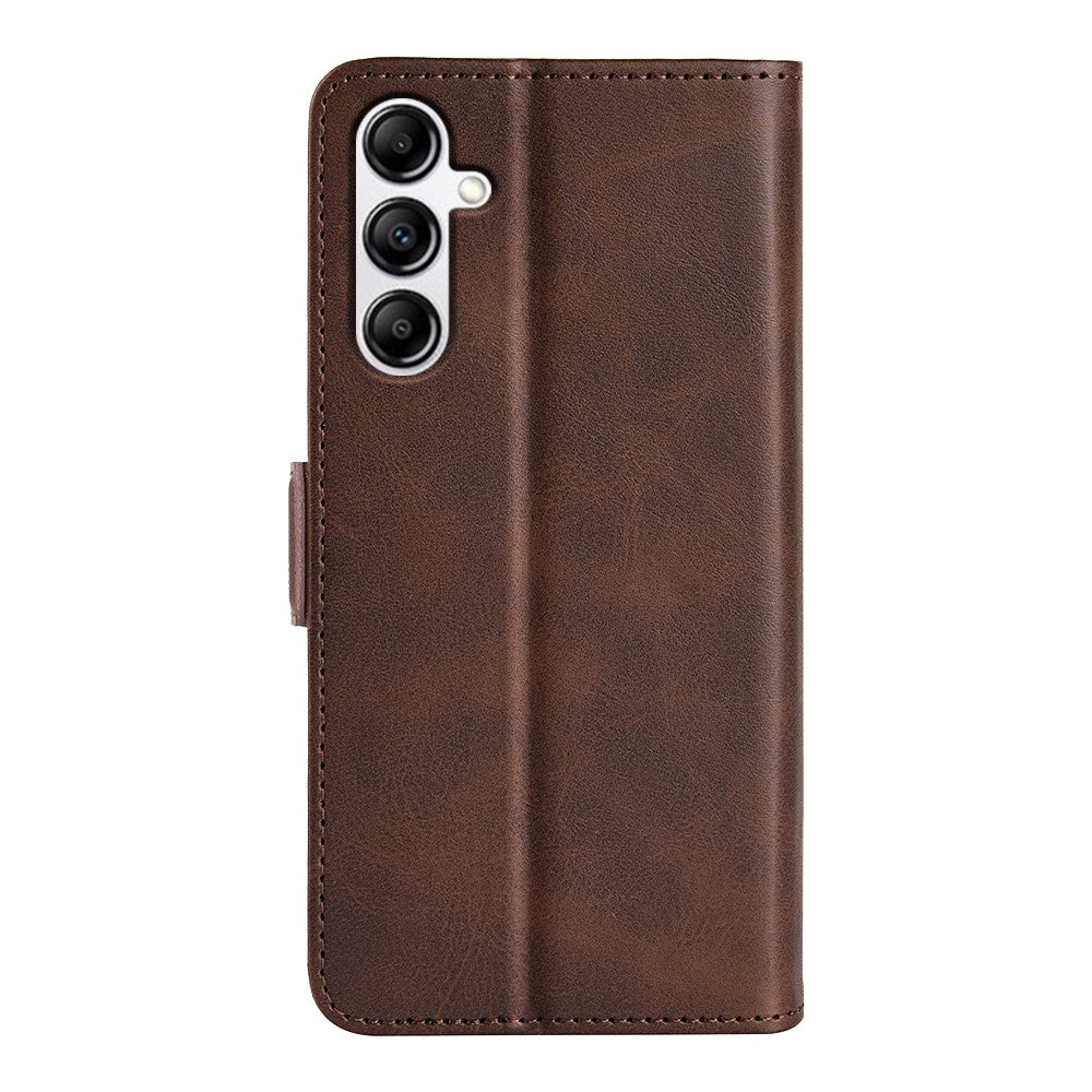 Wallet Cover for Samsung Galaxy A34 5G Calf Texture Stand PU Leather Protective Case