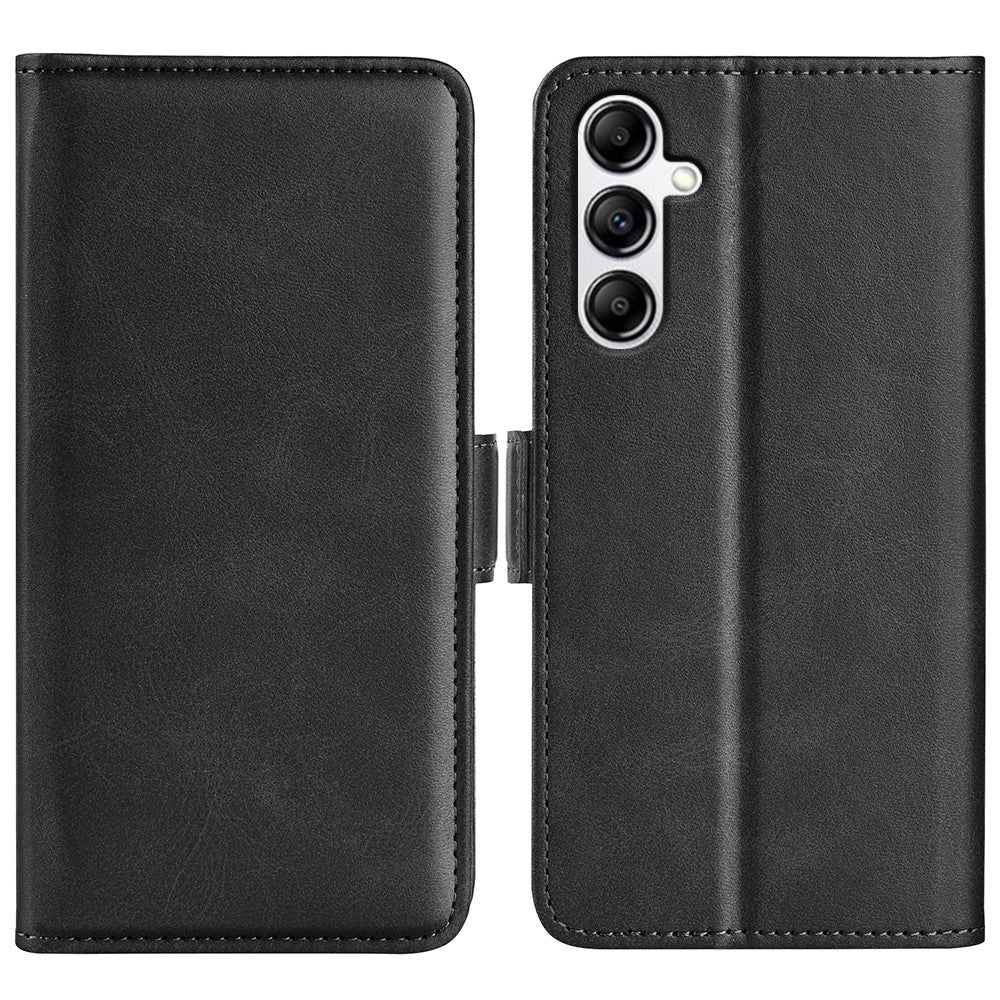 Wallet Cover for Samsung Galaxy A34 5G Calf Texture Stand PU Leather Protective Case