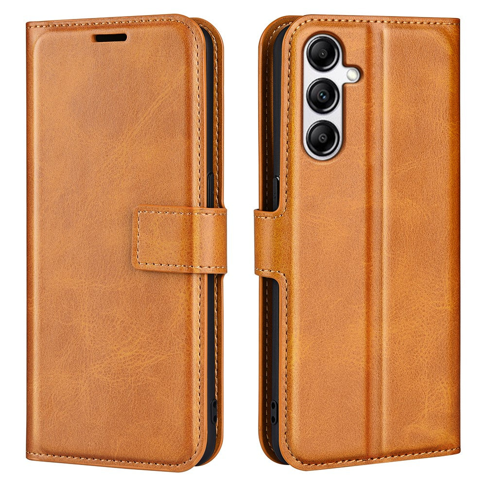 Til Samsung Galaxy A34 5G Folio Flip Telefoncover Kalvetekstur Standpungcover