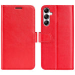 Til Samsung Galaxy A34 5G Crazy Horse Texture Cover Læderpung Stativ Folio Flip Cover
