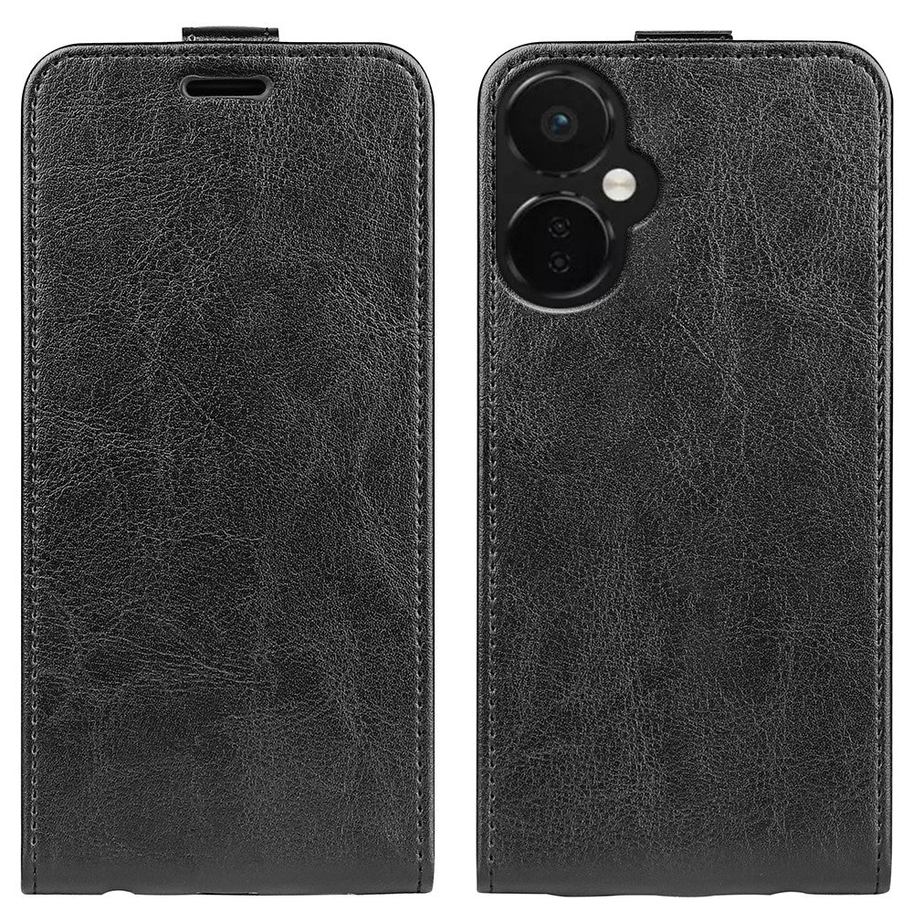 Crazy Horse Texture Leather Phone Case for OnePlus Nord CE 3 Lite 5G / Nord N30 5G , Card Holder Vertical Flip Cover