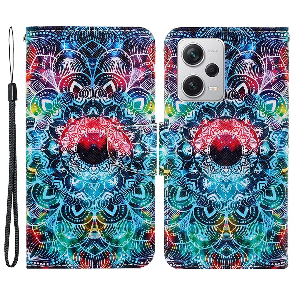 Xiaomi Redmi Note 12 Pro 5G / Note 12 Pro Speed 5G / Poco X5 Pro 5G Lädermönster Plånboksfodral