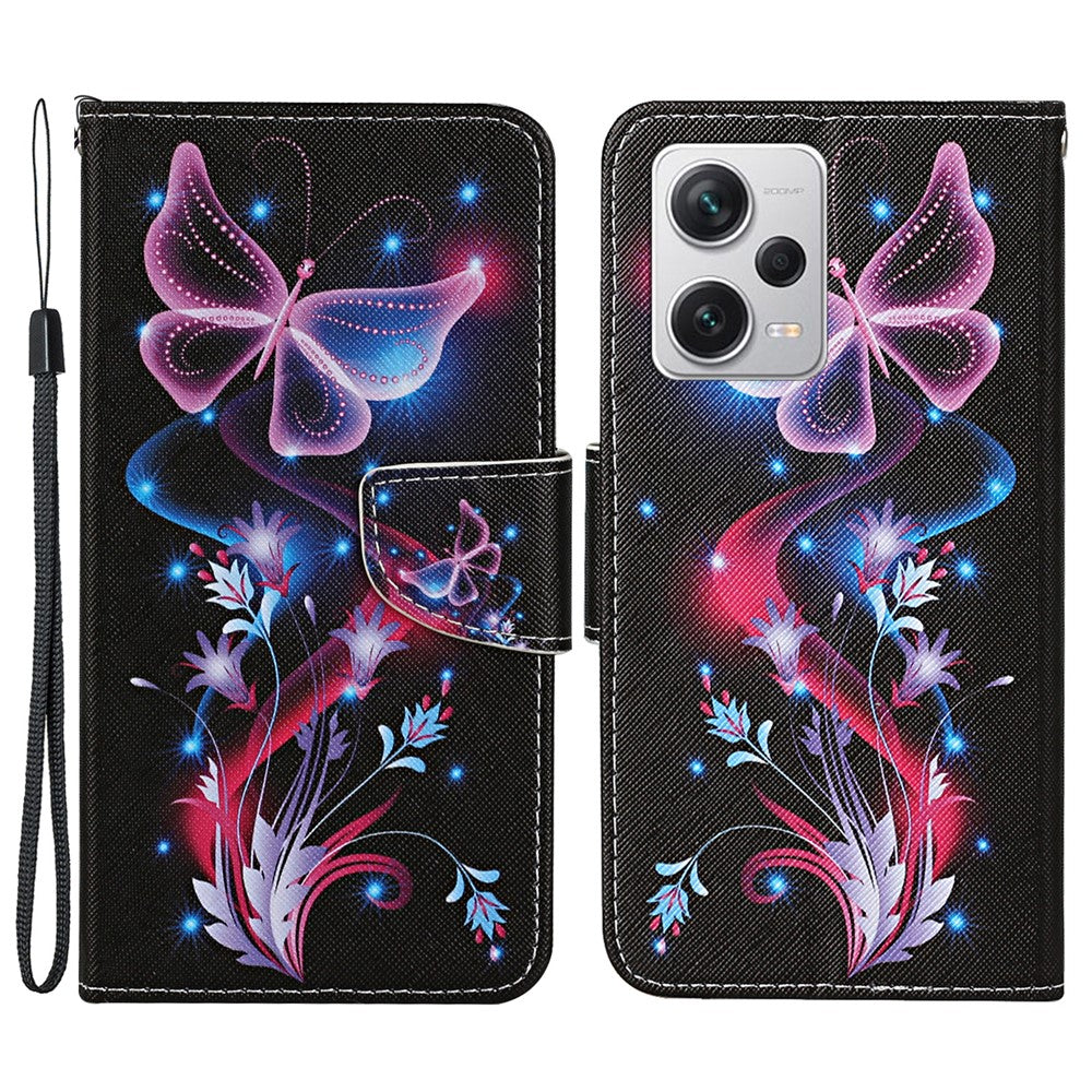 Xiaomi Redmi Note 12 Pro 5G / Note 12 Pro Speed 5G / Poco X5 Pro 5G Lädermönster Plånboksfodral