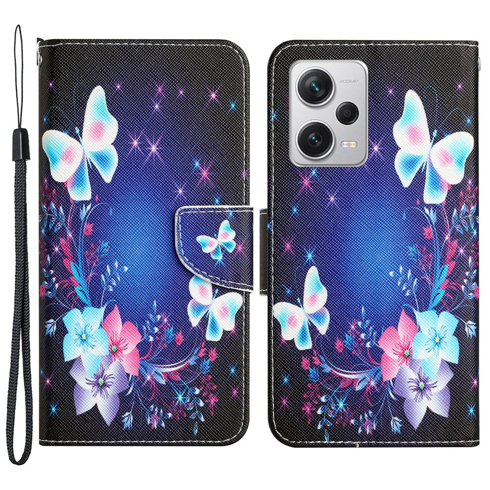 For Xiaomi Redmi Note 12 Pro 5G / Note 12 Pro Speed 5G / Poco X5 Pro 5G PU Leather Stand Pattern Phone Case with Wallet