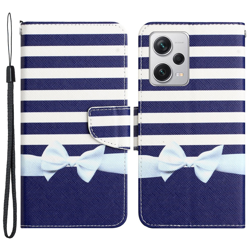 For Xiaomi Redmi Note 12 Pro 5G / Note 12 Pro Speed 5G / Poco X5 Pro 5G PU Leather Stand Pattern Phone Case with Wallet