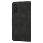 For Samsung Galaxy A24 4G (162.1 x 77.6 x 8.3mm) Solid Color Protective Flip Phone Case Wallet Stand Leather Cell Phone Cover