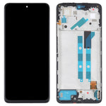 Til Xiaomi Redmi Note 11 Pro 4G (MediaTek) / Note 11 Pro+ 5G (Indien) Grade B OLED-skærm og digitizer-enhed + rammedel (uden logo)