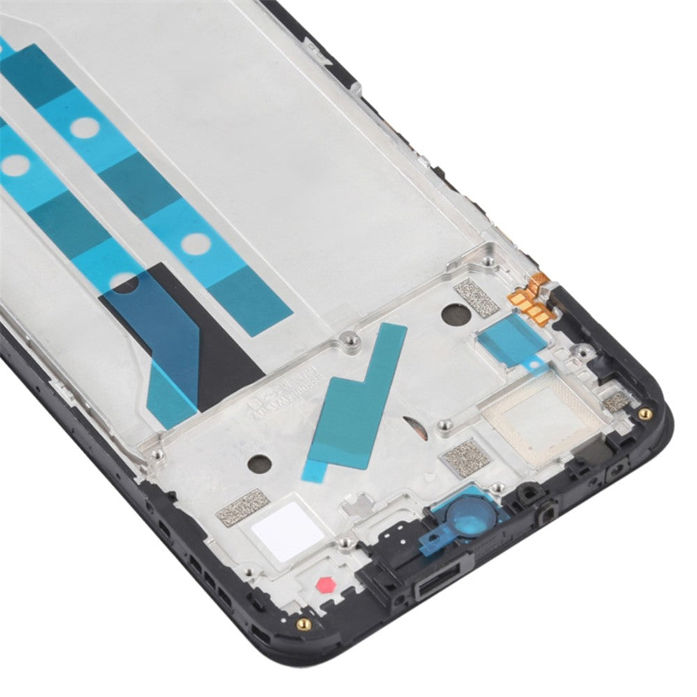 Til Xiaomi Redmi Note 11 Pro 4G (MediaTek) / Note 11 Pro+ 5G (Indien) Grade B OLED-skærm og digitizer-enhed + rammedel (uden logo)