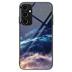 For Samsung Galaxy A54 5G Phone Cover Pattern Printing Tempered Glass+PC+TPU Phone Case