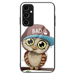 For Samsung Galaxy A54 5G Phone Cover Pattern Printing Tempered Glass+PC+TPU Phone Case