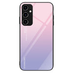 For Samsung Galaxy A54 5G Phone Cover Pattern Printing Tempered Glass+PC+TPU Phone Case