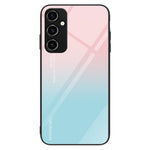 For Samsung Galaxy A54 5G Phone Cover Pattern Printing Tempered Glass+PC+TPU Phone Case