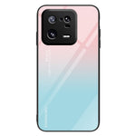 For Xiaomi 13 Pro 5G Cell Phone Case Pattern Printing Tempered Glass+PC+TPU Protective Phone Cover