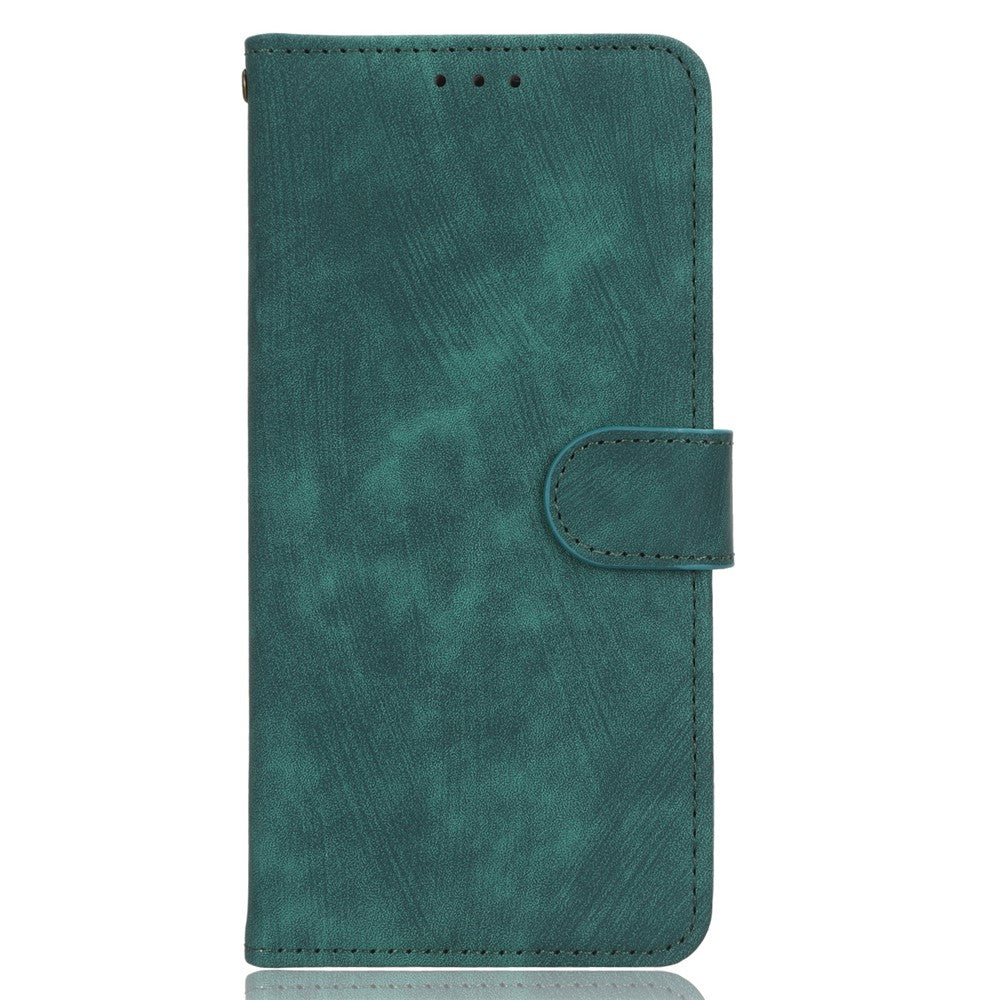 Til Samsung Galaxy A73 5G RFID-blokerende læder, anti-fald telefonetui, flip-stander, pungcover med håndrem