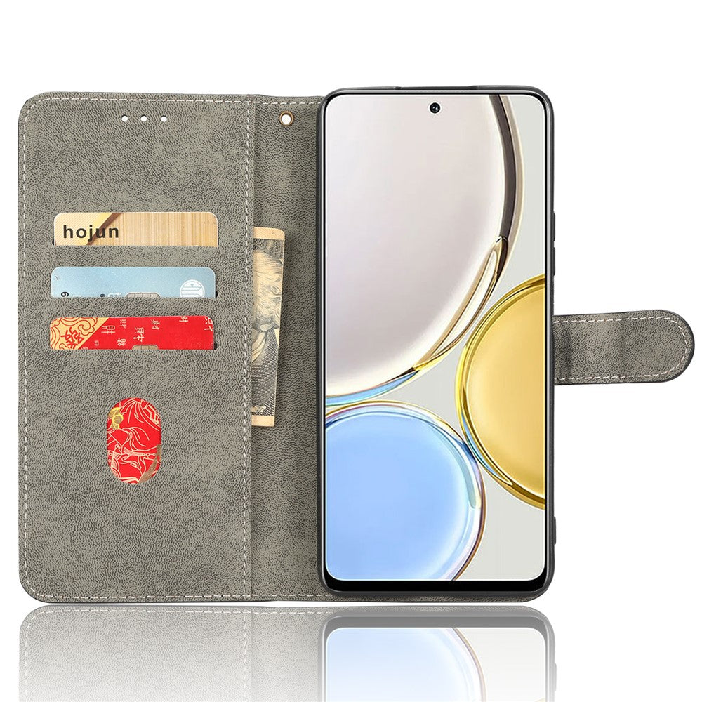 For Honor Magic4 Lite 5G / Magic4 Lite 4G / X9 5G / X9 4G / X30 5G Phone Bag Case RFID Blocking Wallet Leather Stand Phone Cover with Strap