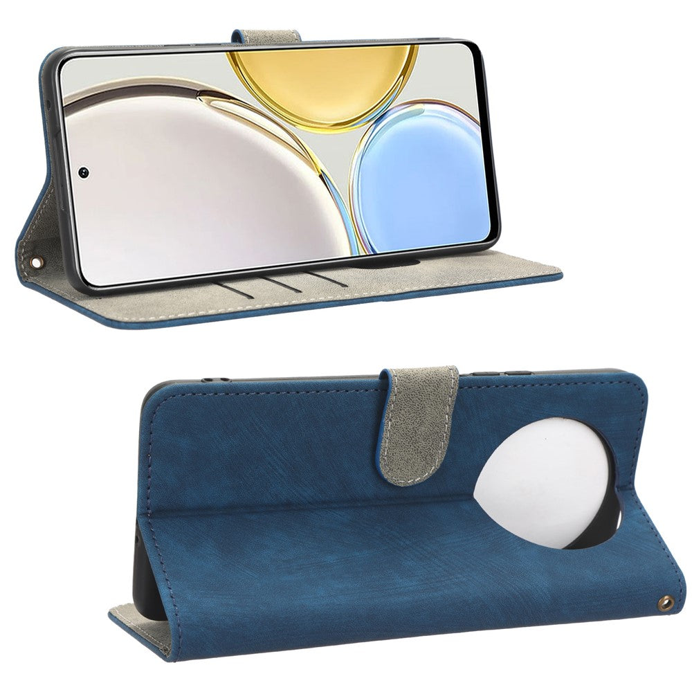 Til Honor Magic4 Lite 5G / Magic4 Lite 4G / X9 5G / X9 4G / X30 5G Telefon Taske Etui RFID Blokerende Pung Læder Stativ Telefon Cover med Rem