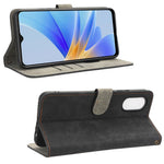 For Oppo A17 4G / A17k 4G Phone Cover RFID Blocking PU Leather Wallet Phone Stand Case with Strap