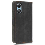 For Oppo A17 4G / A17k 4G Phone Cover RFID Blocking PU Leather Wallet Phone Stand Case with Strap