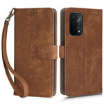 For Oppo A93 5G / A74 5G / A54 5G Phone Wallet Case RFID Blocking PU Leather Stand Cover with Strap