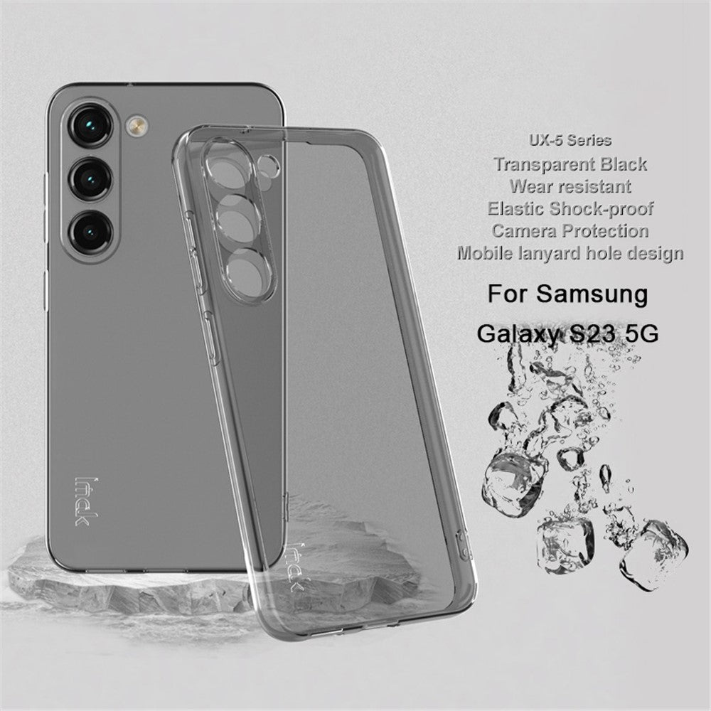 IMAK UX-5-serien för Samsung Galaxy S23 mobilmobilskal mjukt TPU-skyddande fallskyddande mobilskal