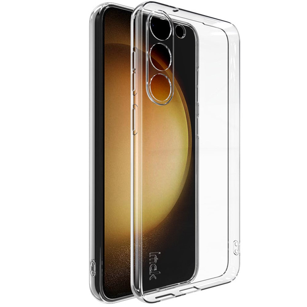 IMAK UX-5-serien för Samsung Galaxy S23+ mobilskal TPU reptåligt genomskinligt mobilskal