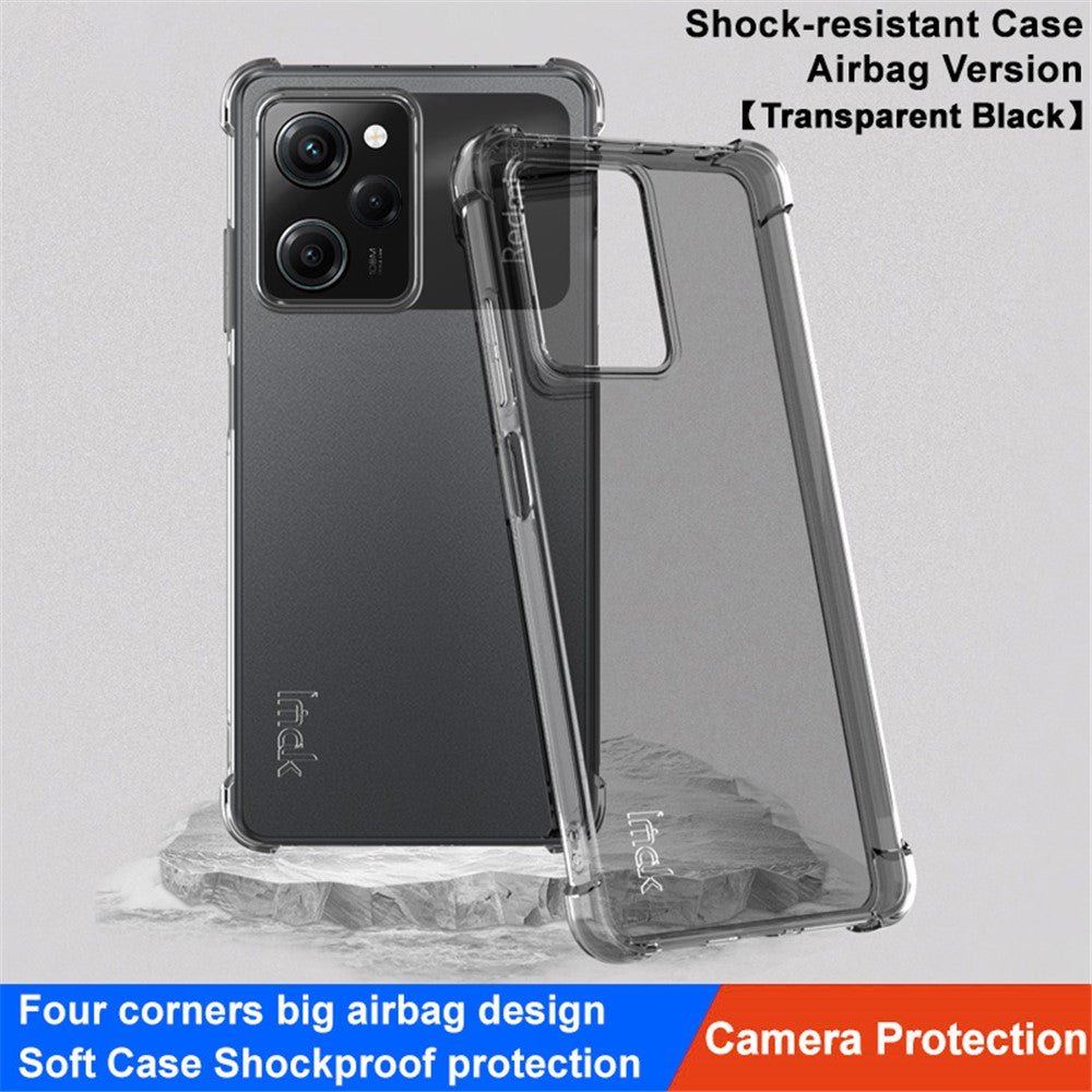 IMAK For Xiaomi Redmi Note 12 Pro Speed 5G / Poco X5 Pro 5G TPU Phone Case Airbag Protection Clear Phone Cover
