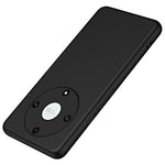 Back Cover for Honor X9a 5G / Magic5 Lite 5G 2.2mm Thickness Fiber Lining Rubberized TPU Phone Case