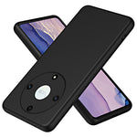 Back Cover for Honor X9a 5G / Magic5 Lite 5G 2.2mm Thickness Fiber Lining Rubberized TPU Phone Case