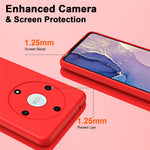 Back Cover for Honor X9a 5G / Magic5 Lite 5G 2.2mm Thickness Fiber Lining Rubberized TPU Phone Case