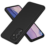For Samsung Galaxy A34 5G Back Cover with Fiber Lining 2.2mm Thickness Rubberized TPU Phone Case