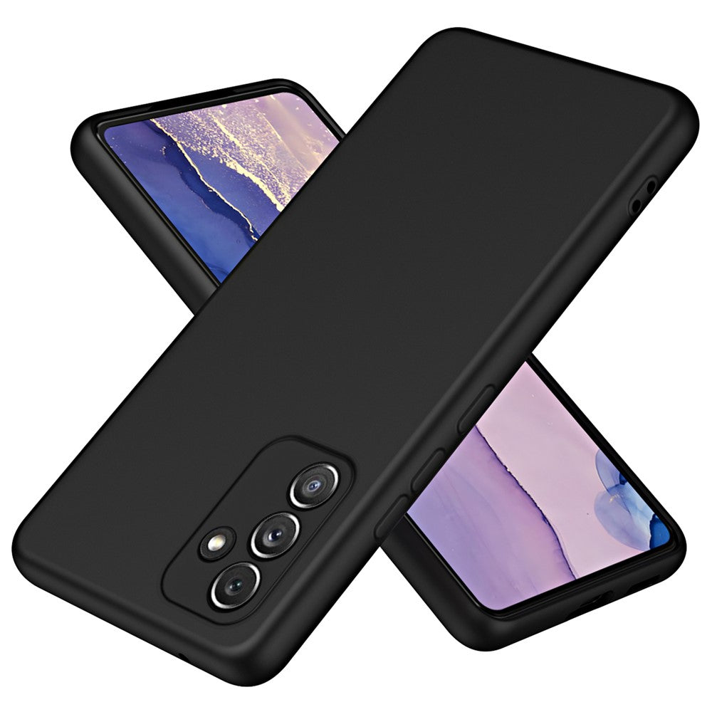 For Samsung Galaxy A34 5G Back Cover with Fiber Lining 2.2mm Thickness Rubberized TPU Phone Case