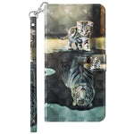 For Motorola Moto G13 4G / G23 4G / G53 5G PU Leather Cover 3D Pattern Printing Stand Wallet Phone Case