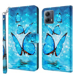 For Motorola Moto G13 4G / G23 4G / G53 5G PU Leather Cover 3D Pattern Printing Stand Wallet Phone Case