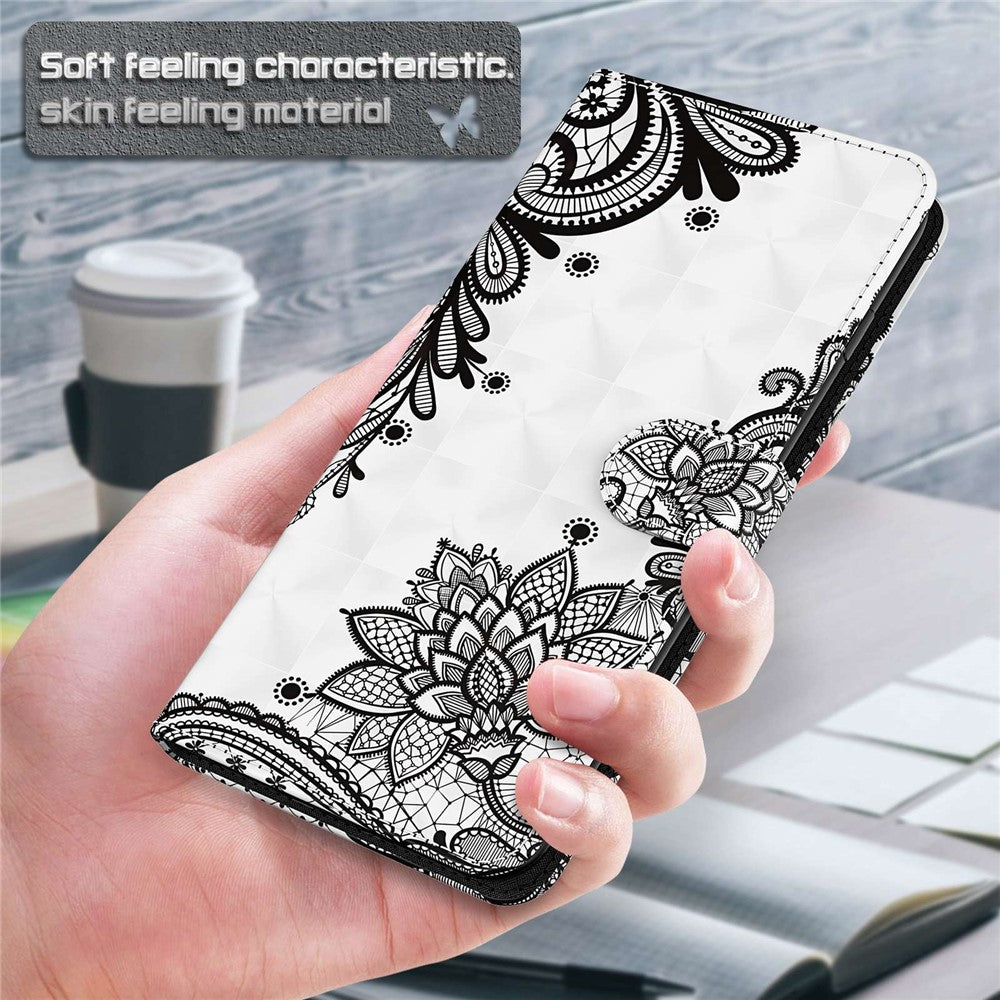 For Xiaomi Redmi Note 12 Pro 5G / Note 12 Pro Speed 5G / Poco X5 Pro 5G Leather Phone Case 3D Pattern Printing Cover Stand Wallet