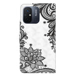 For Xiaomi Redmi 11A 4G / 12C 4G PU Leather Flip Phone Case 3D Pattern Printing Stand Wallet Cover
